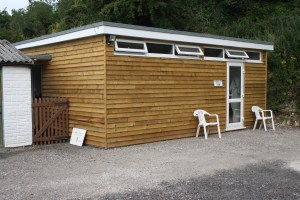 Photo of the new shelter, completed in summer 2013