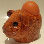 Self red egg cup